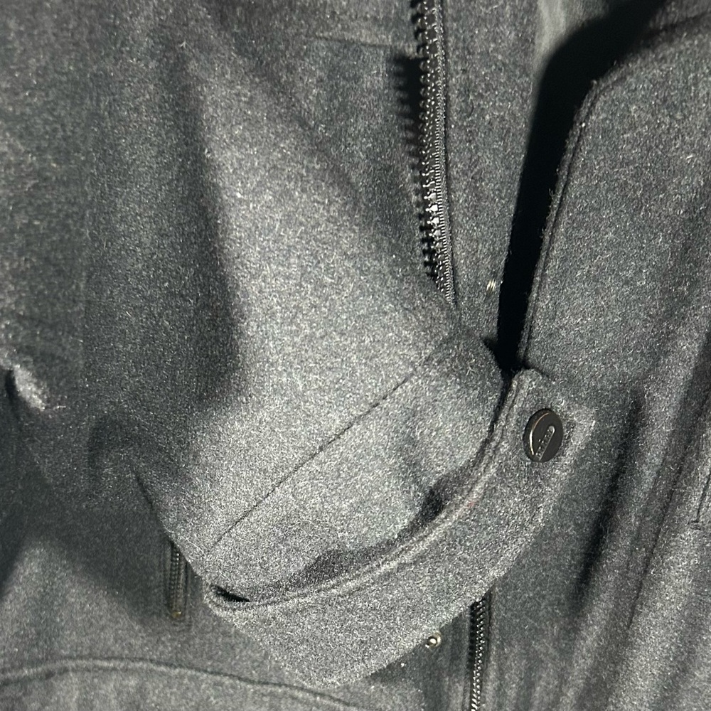 COOGI Dark Gray Military Field Coat- Wool Blend Size 2X - Picture 9 of 14